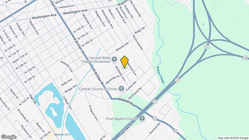 1806 N 20th St Map and Location Details