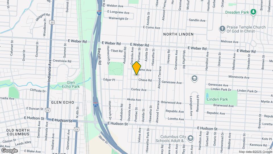 2699 Pontiac St Map and Location Details