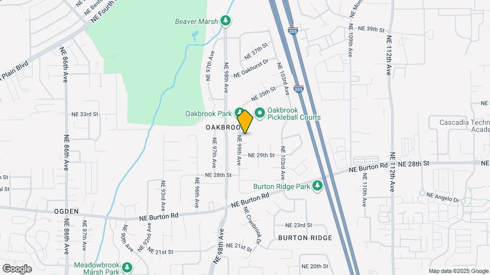 9910 NE 30th Cir Map and Location Details