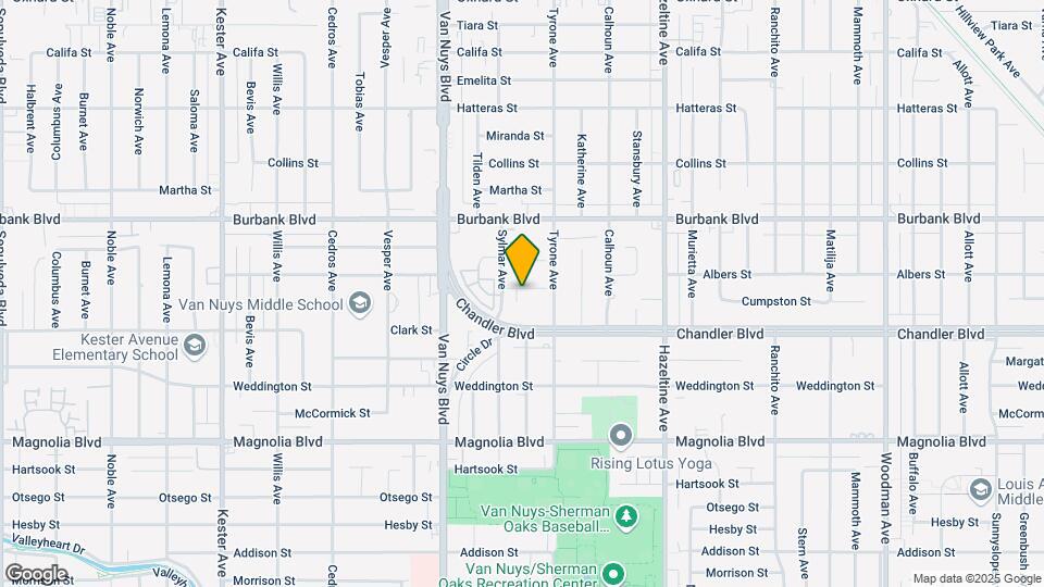 14332 Albers St Map and Location Details