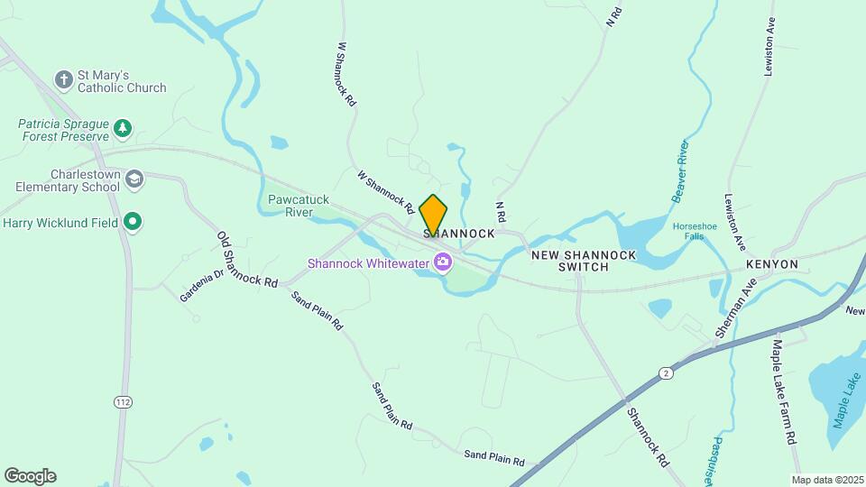 193 Shannock Village Rd Map and Location Details