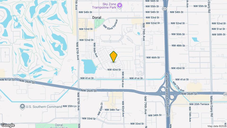 4516 NW 83rd Ave Map and Location Details