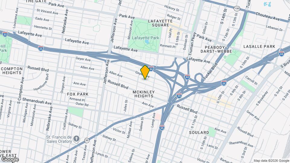 2035 Allen Ave Map and Location Details