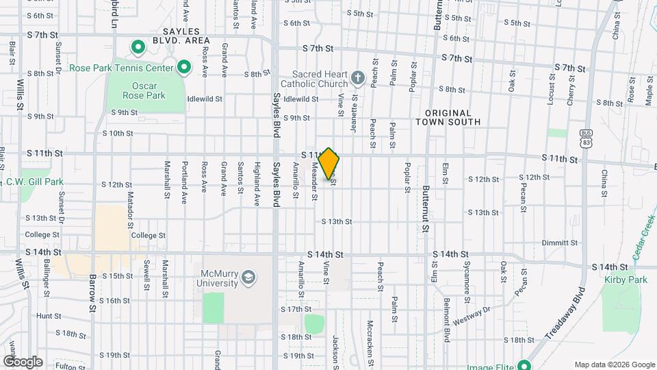 1174 Vine St Mapa y Detalles de la Ubicación