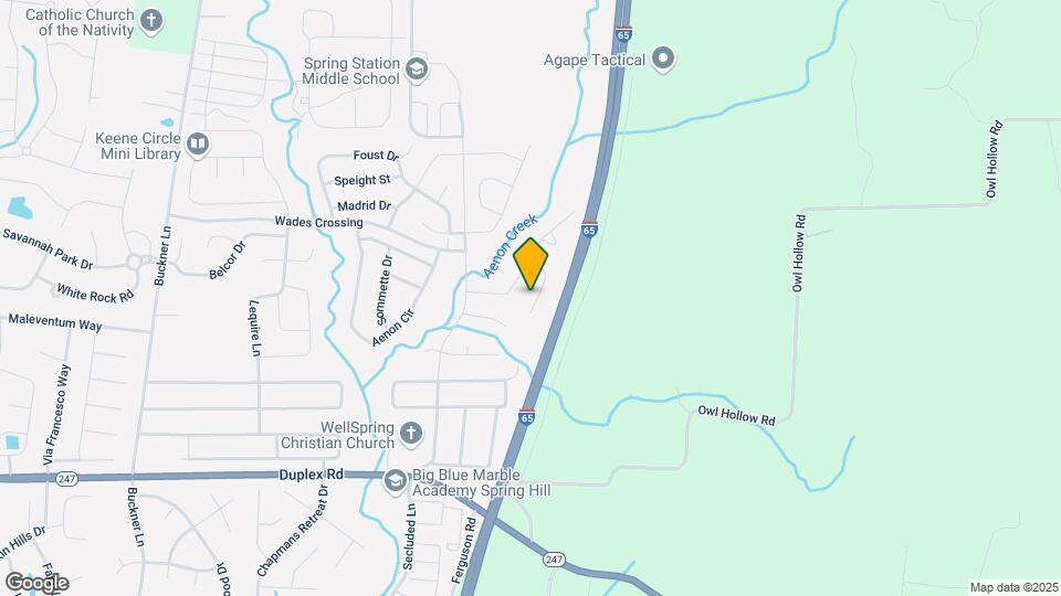 1020 Claymill Dr Map and Location Details