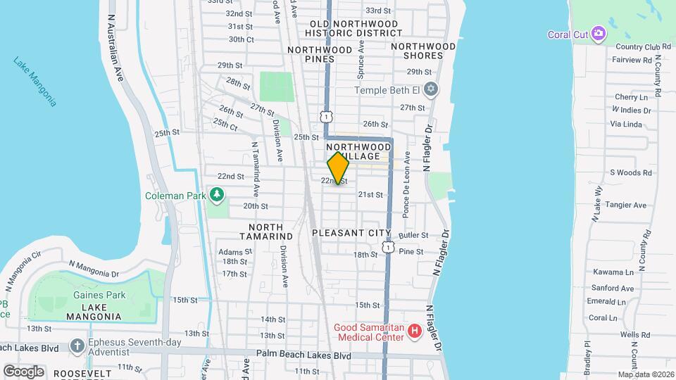 529 21st St Map and Location Details