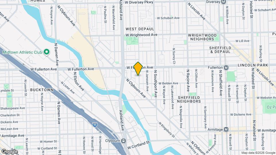 2320 N Greenview Ave, Unit 3 Mapa y Detalles de la Ubicación