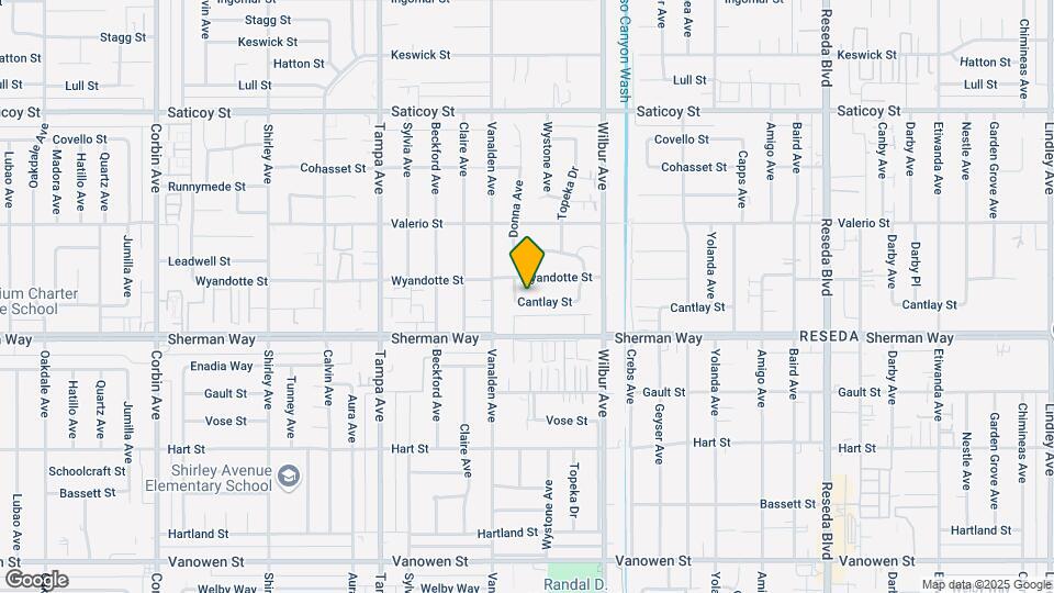 19023 Cantlay St Map and Location Details