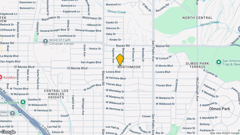 614 El Monte Blvd Map and Location Details
