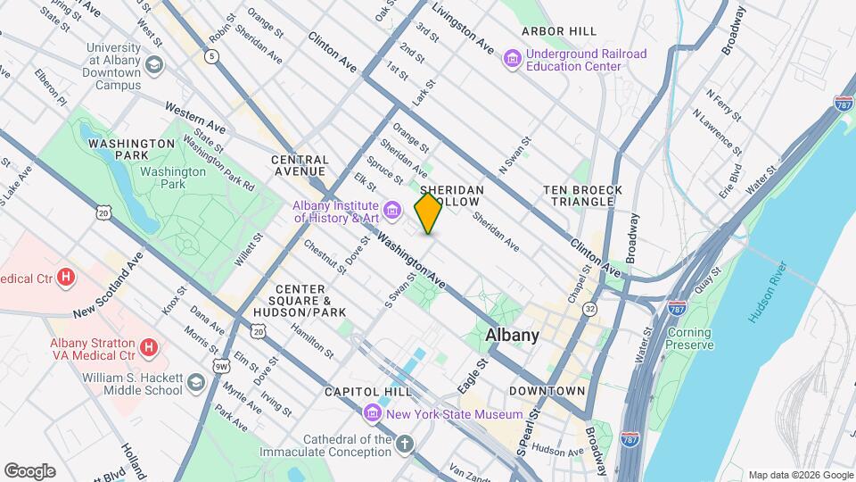 56 S Swan St Map and Location Details