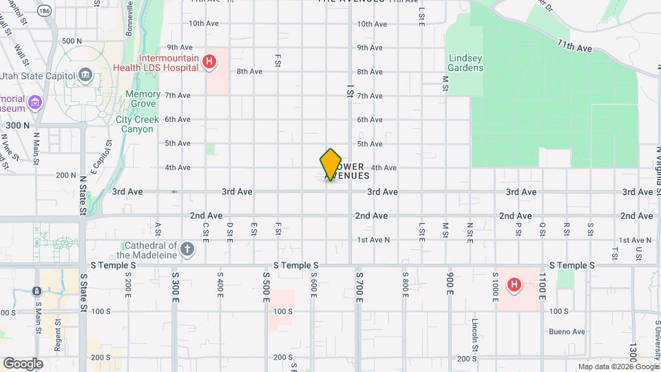 553 E 3rd Ave Mapa y Detalles de la Ubicación