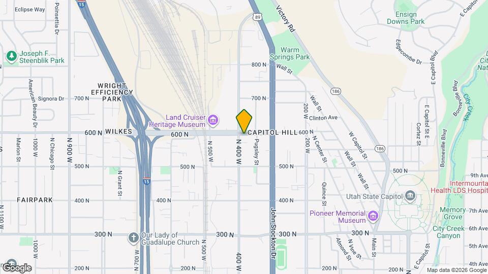 576 N 400 W Map and Location Details