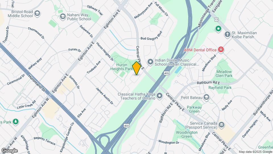 289 Laurentian Av Map and Location Details