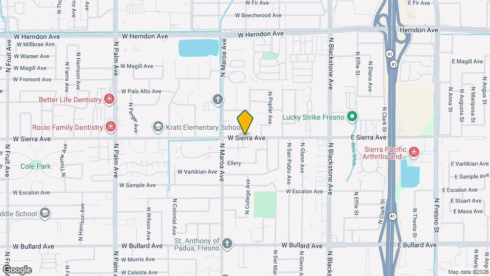 317 W Sierra Ave, Unit APT 118 Map and Location Details