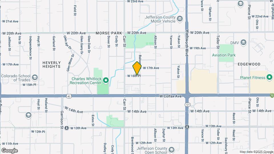 8210 W 16th Pl Map and Location Details