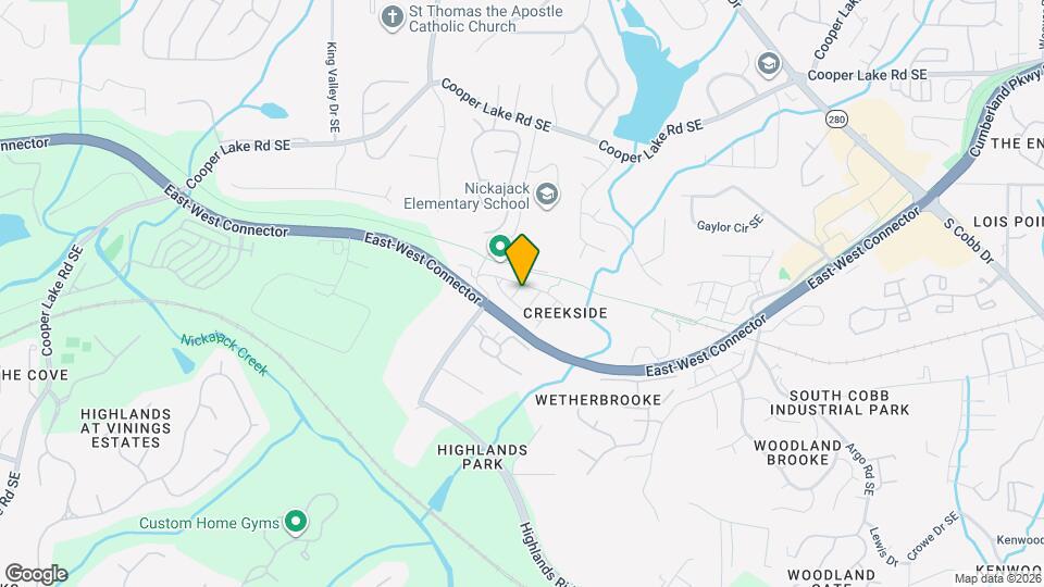 201 Creekway Crossing SE Map and Location Details
