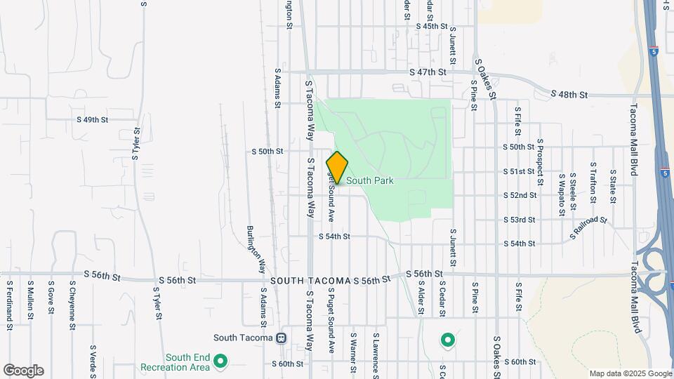 5045 S Puget Sound Ave Map and Location Details