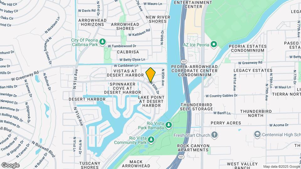 15212 N 85th Dr Map and Location Details