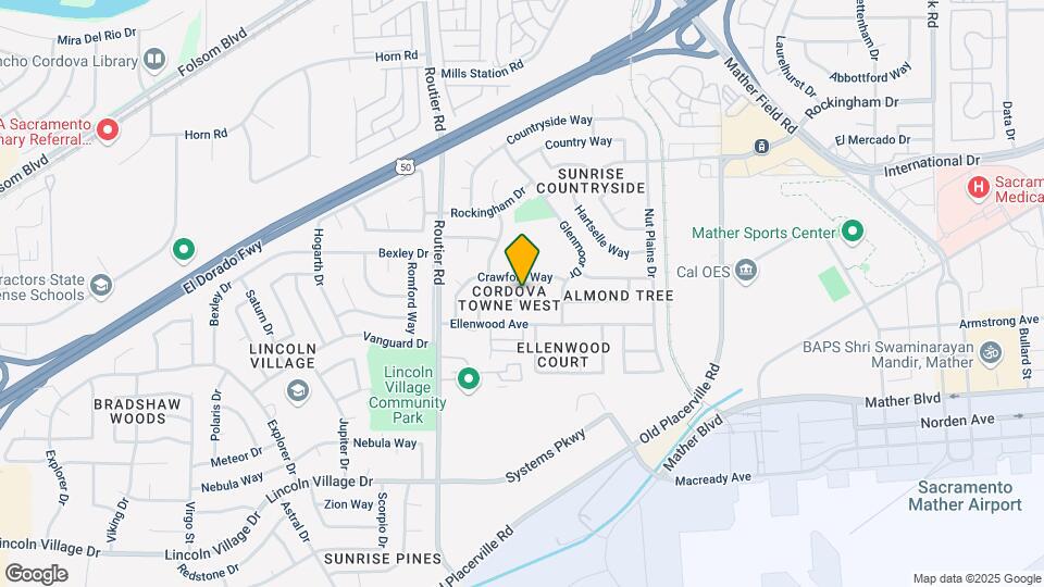 10155 De Soto Way Map and Location Details