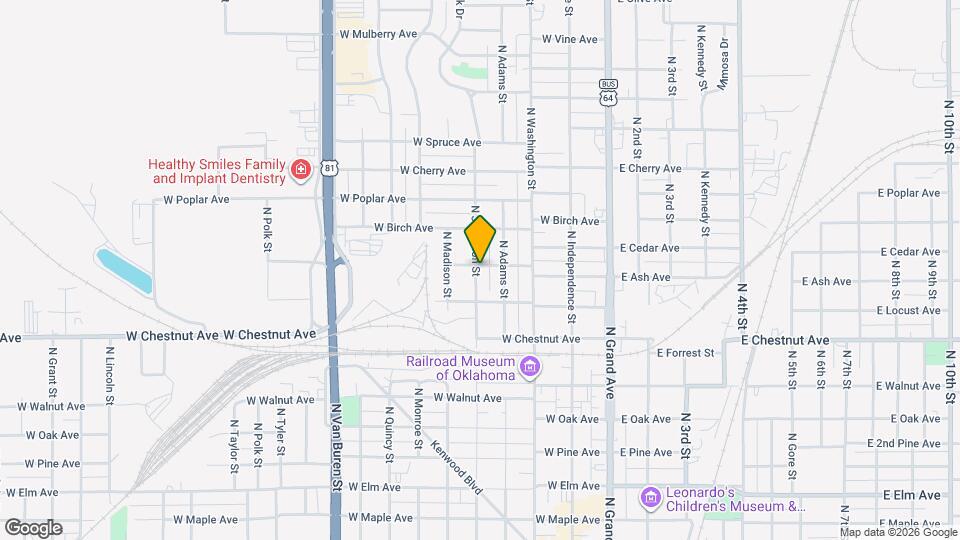 1031 N Jefferson St Mapa y Detalles de la Ubicación