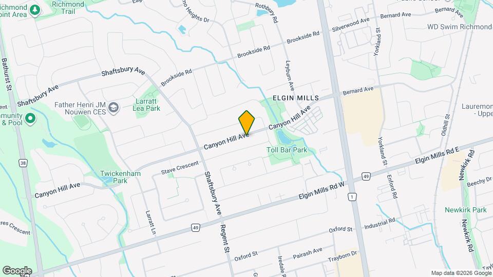 199 Canyon Hill Ave Map and Location Details