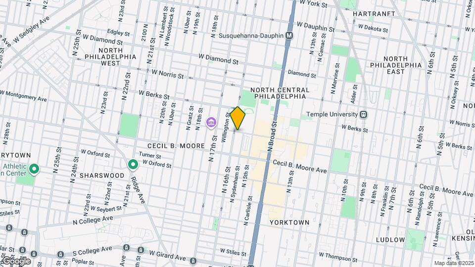 1747 N 16th St, Unit 3 Map and Location Details