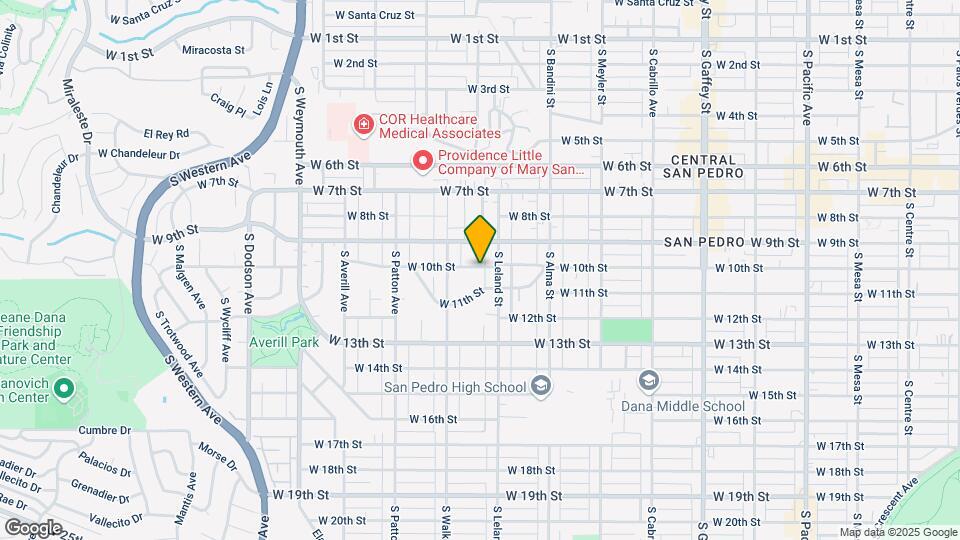 1135 W 10th St Map and Location Details