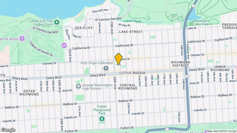 451 24th Ave, Unit C Map and Location Details