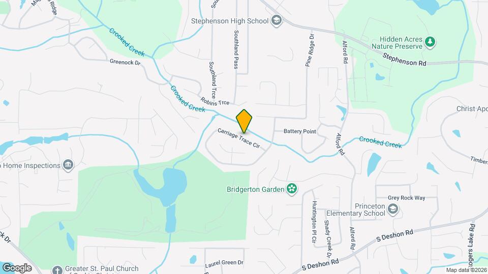 1246 Carriage Trace Cir Map and Location Details