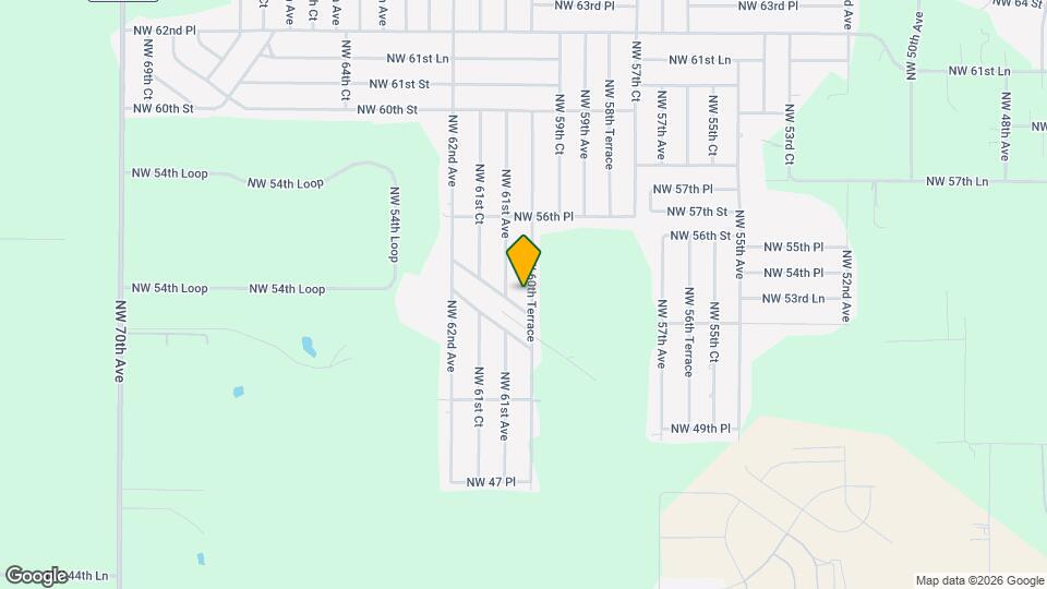 5384 NW 60th Terrace Map and Location Details