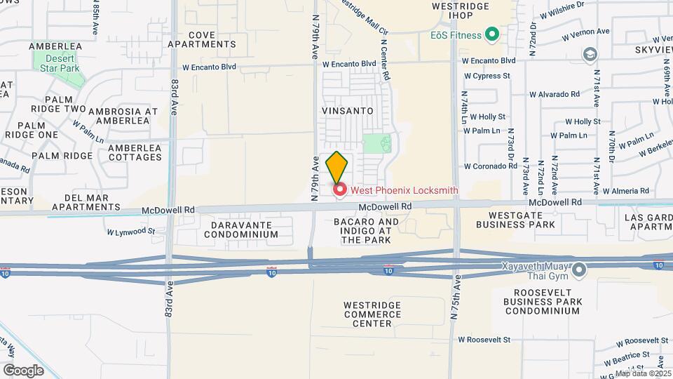 7850 McDowell Rd-Unit -1 Map and Location Details