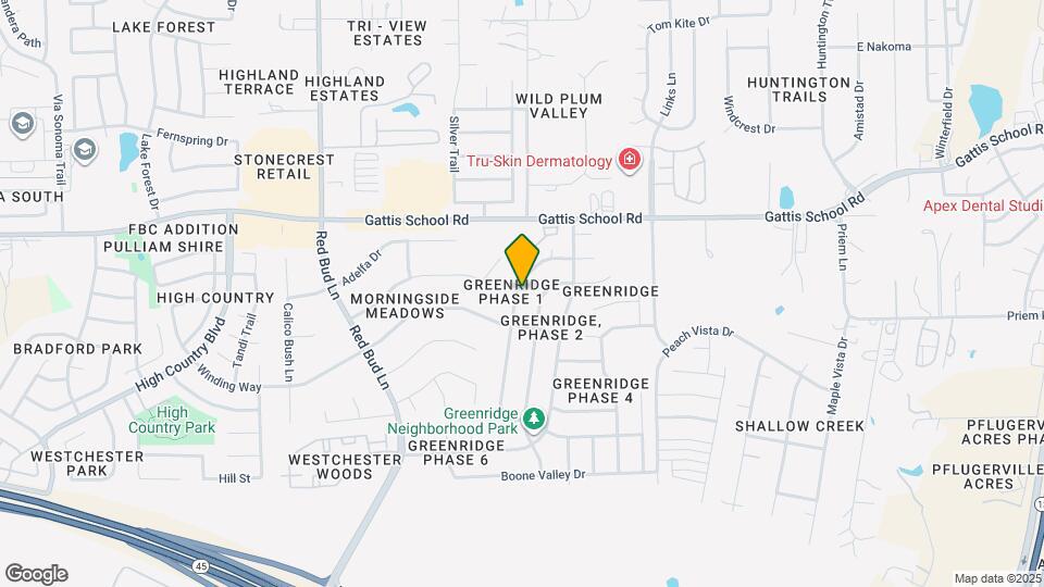 4309 Cisco Valley Dr Map and Location Details