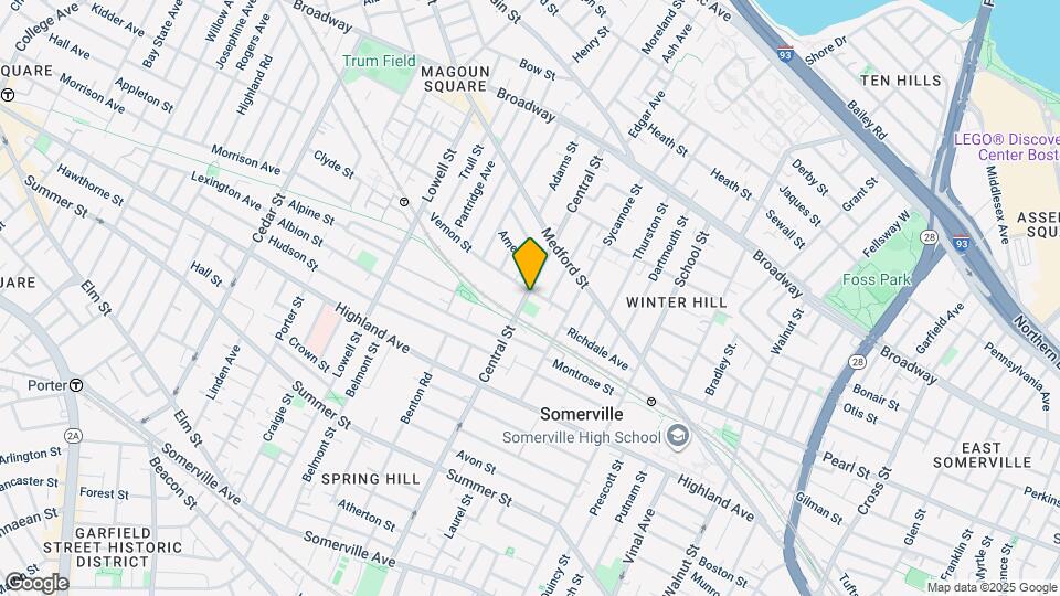 119 Central St, Unit 1 Map and Location Details