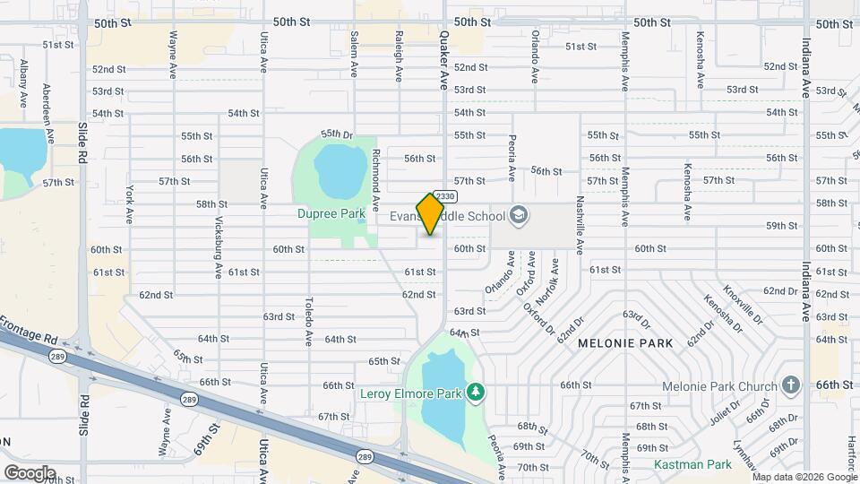 4406 60th St Map and Location Details