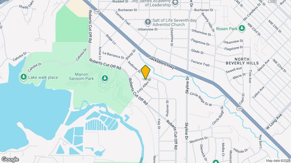 2255 Fritz Allen St Mapa y Detalles de la Ubicación