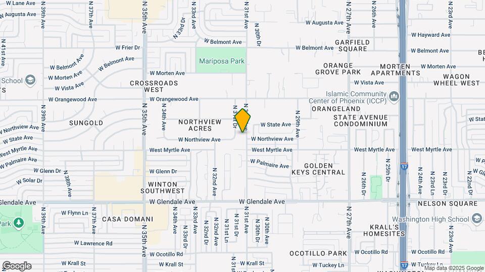 7226 N 31st Ave Map and Location Details