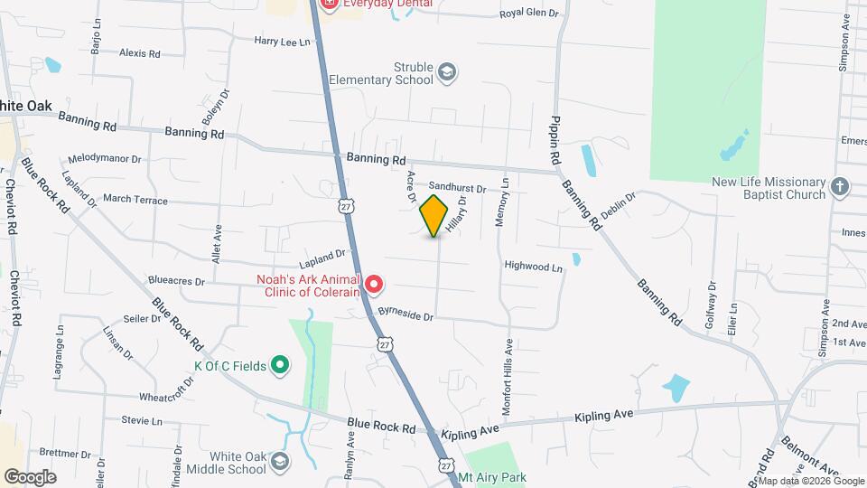 6691 Acre Dr Map and Location Details