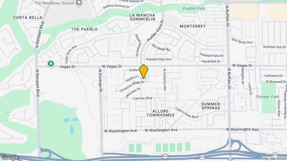 8116 Cimarron Ridge Dr Map and Location Details