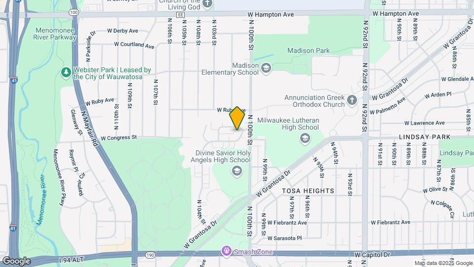 10040 W Congress St Map and Location Details