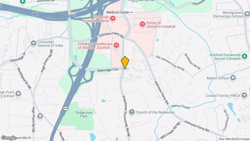 5408 Glenridge Cove NE Map and Location Details