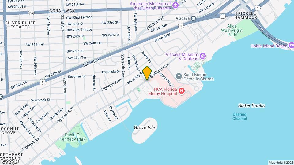1606 S Bayshore Dr Map and Location Details