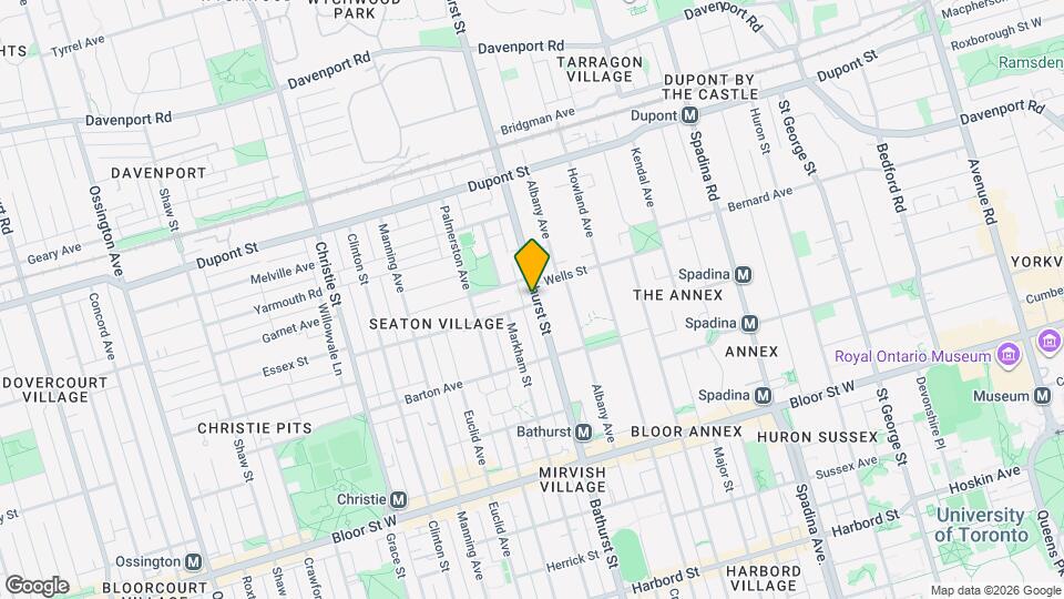 968 Bathurst St Map and Location Details