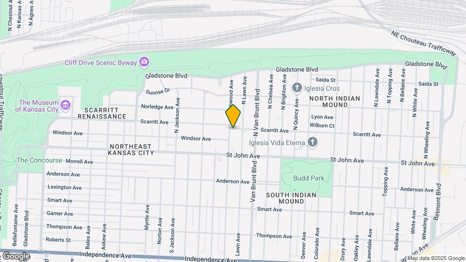 143 N Elmwood Ave Map and Location Details
