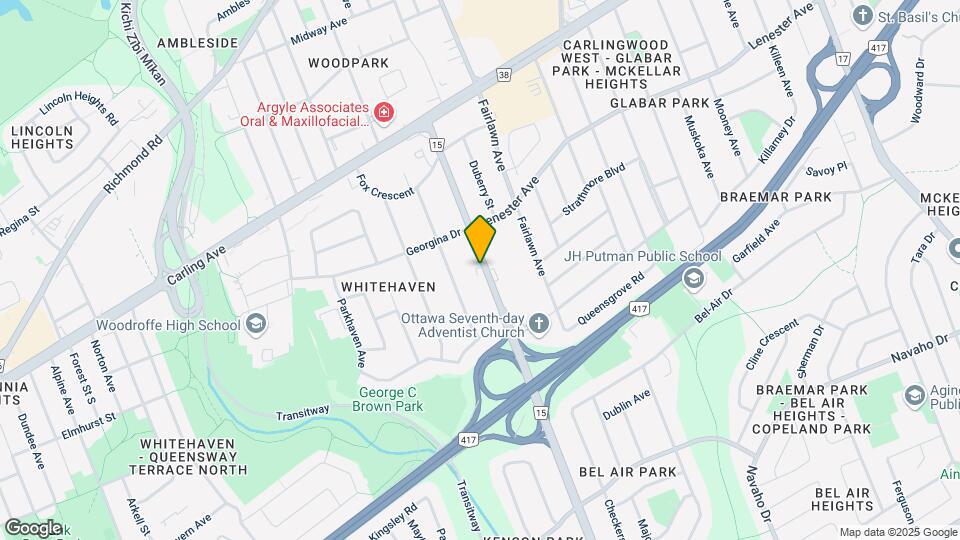 936 Woodroffe Av Map and Location Details