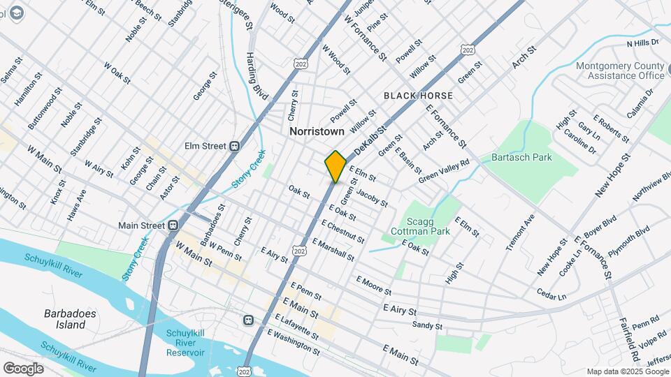 824 Dekalb St Map and Location Details