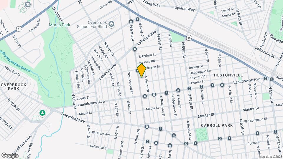 831 N 63rd St Map and Location Details