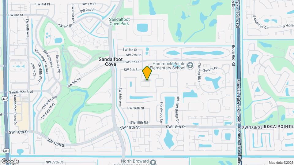 8800 SW 10th St Map and Location Details