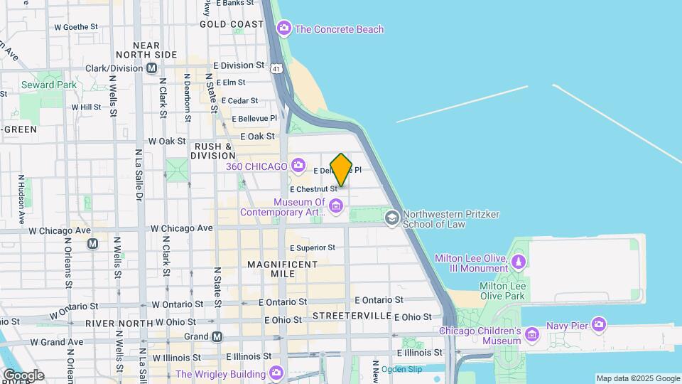 850 N Dewitt Pl Mapa y Detalles de la Ubicación