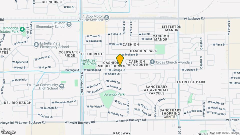 11202 W Durango St Map and Location Details