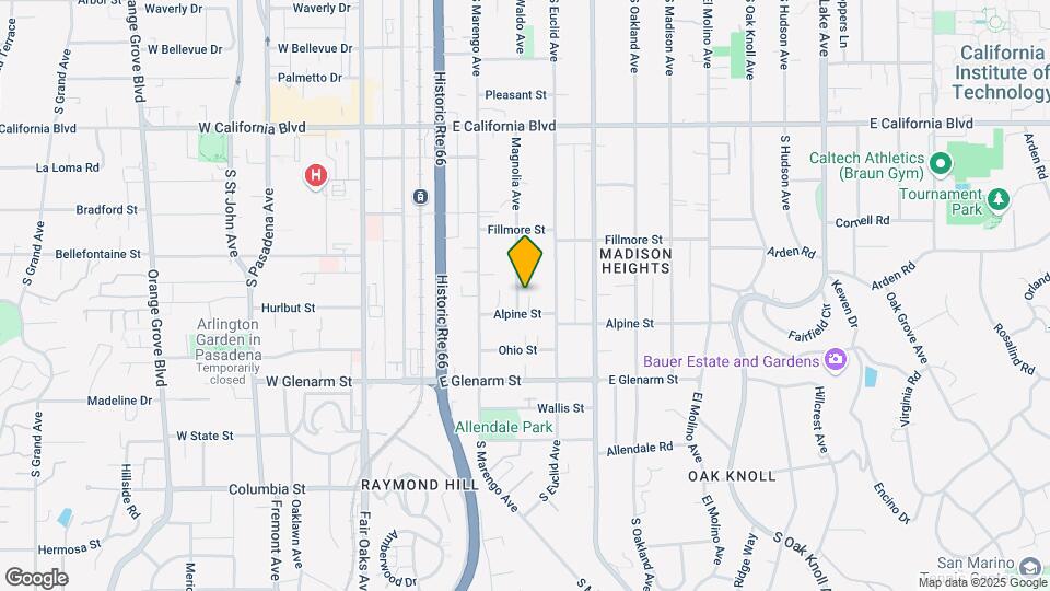 896 Magnolia Ave Map and Location Details